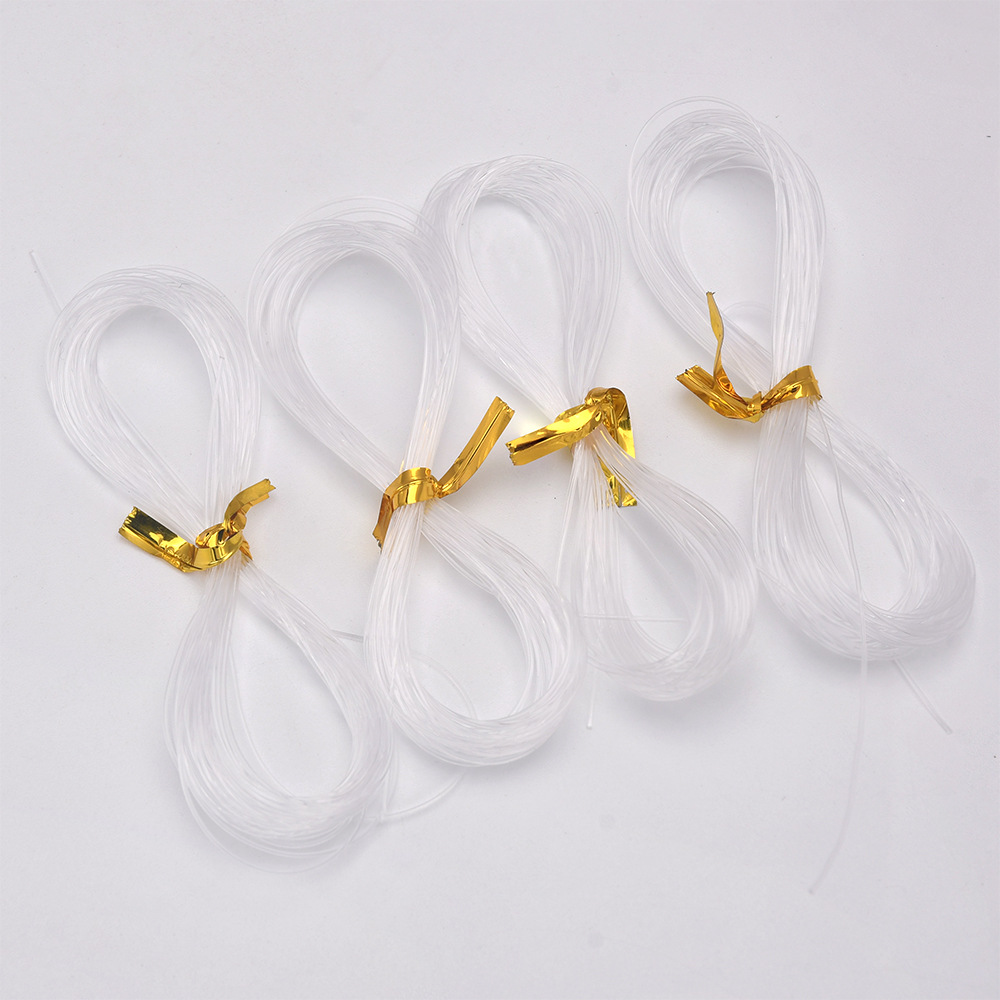 4 m 0,5mm blanco línea de pesca DIY transparente inelástica accesorios de la joyería material ventas directas de la fábrica