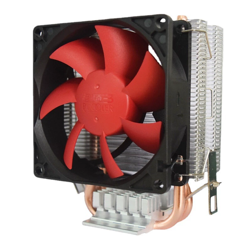 Радиаторный вентилятор разгон трех красных морей miniCPU медная тепловая трубка 1155/1150/FM1/FM2 бесшумное рассеивание тепла