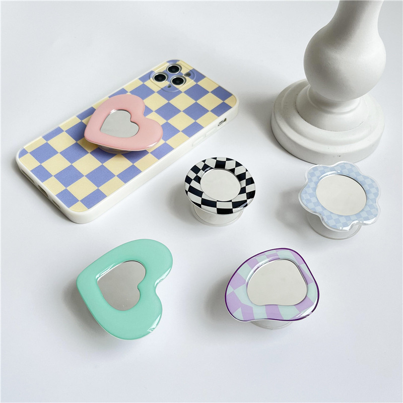 20g Weight Airbag Bracket Classification Acrylic Material Heart Shape, Flower Pattern Cute Style Heart Shape Flower Acrylic Cute Airbag Bracket 无