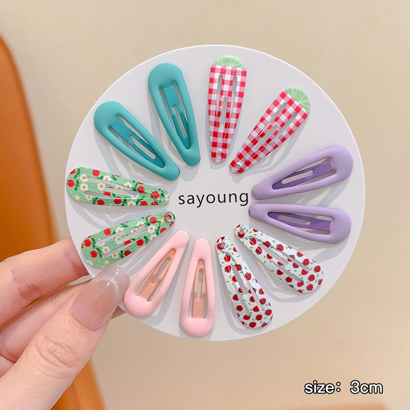 Horquilla de estrella colorida de dopamina, accesorio para el cabello para niños, horquilla con clip de flequillo lateral bonito para niñas, adorno para el cabello con clip BB.