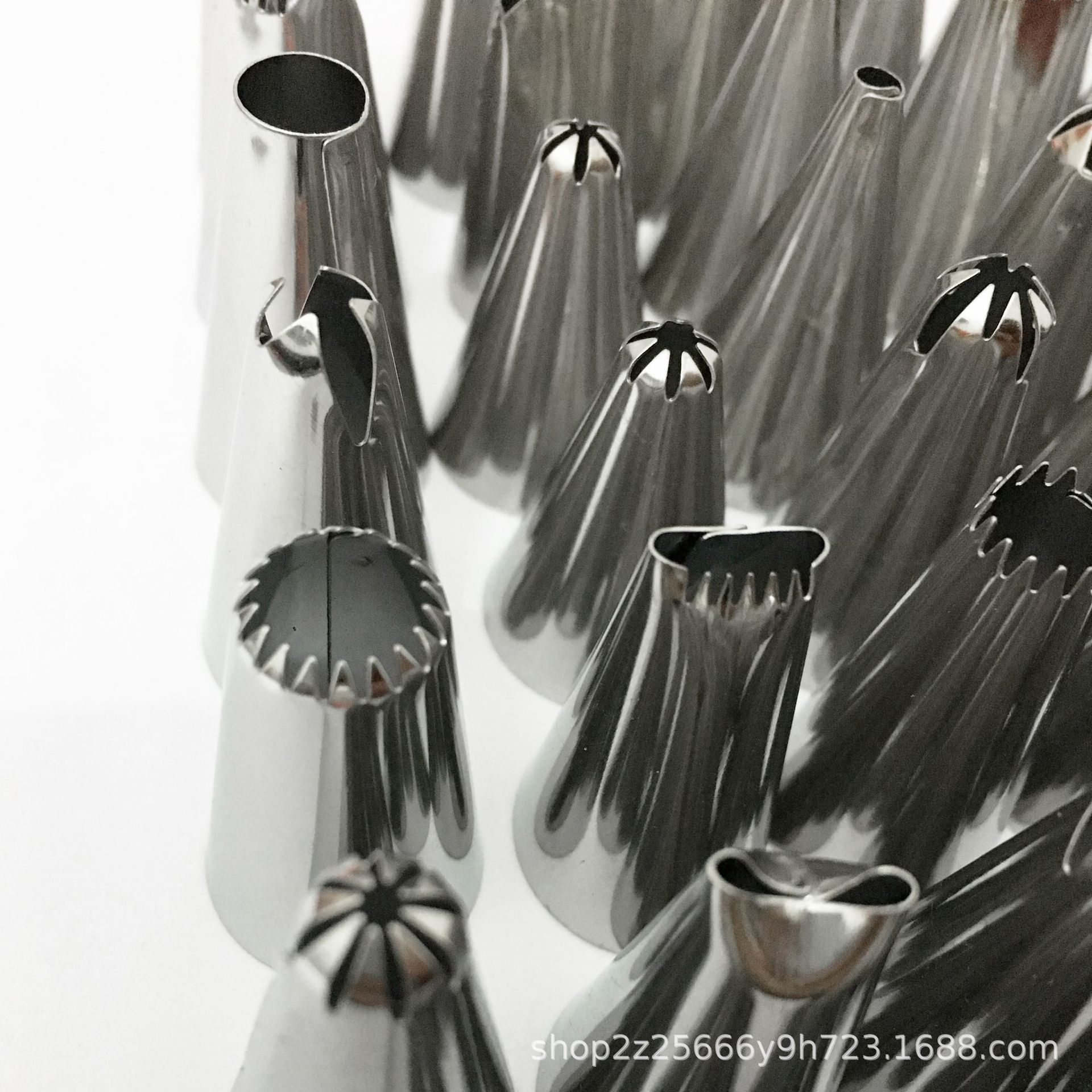 Directo de fábrica 48-Cabeza de acero inoxidable pastelería boquilla de la torta boquilla para hornear DIY herramienta de crema Boquillas