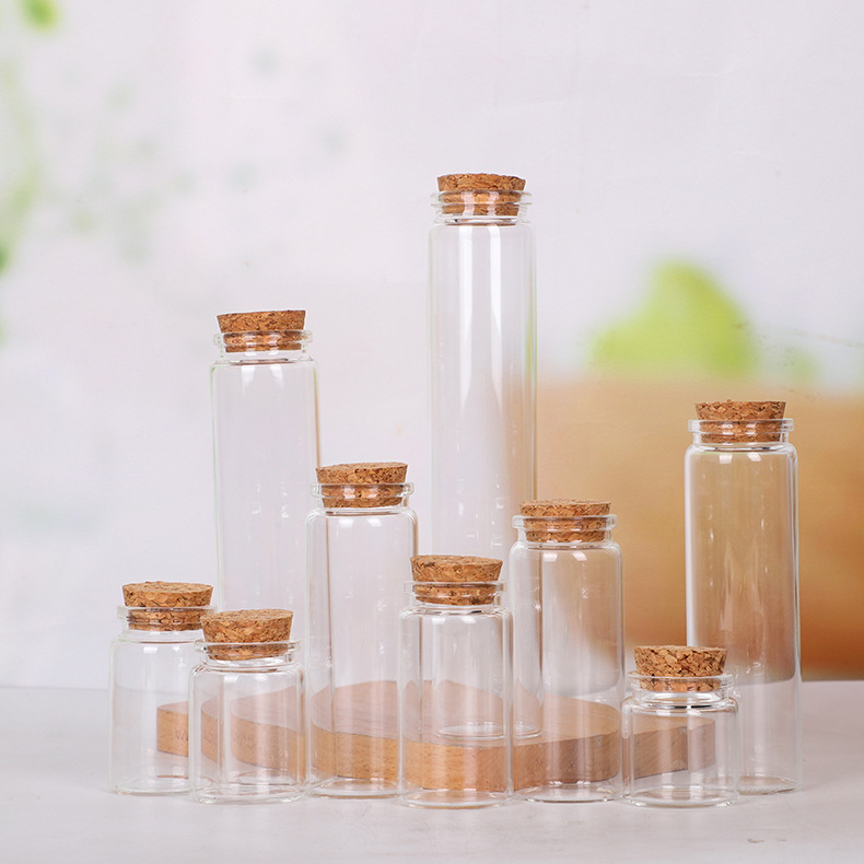 37mm卡口管制瓶液體分裝瓶玻璃瓶許願瓶漂流瓶密封透明儲物瓶