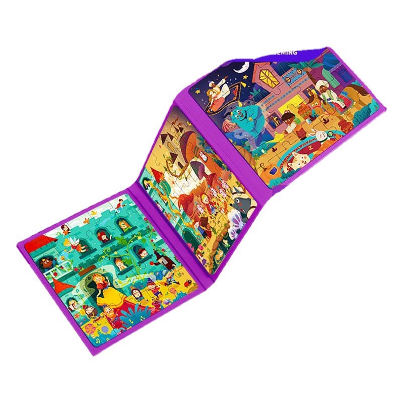 Rompecabezas magnético avanzado de los niños 3 a 6 años juguetes educativos 1 bebé 2 niños y niñas 4 o más 5 imagen plana magnética