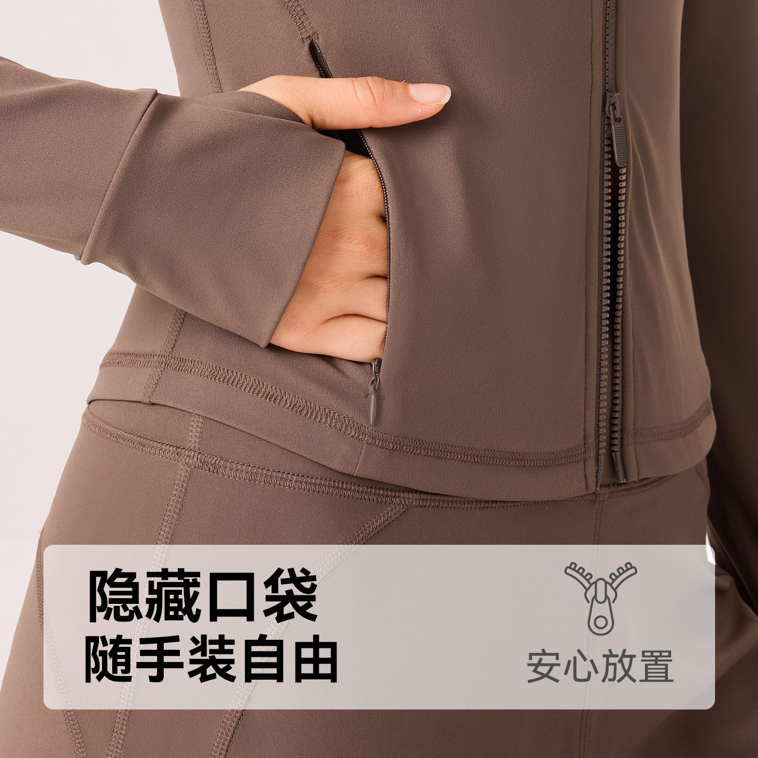 Chaqueta deportiva de alta altura ropa de yoga de mangas largas delgamiento chaqueta de Pilates correr dedo ropa de ejercicios ropa de bicicleta mujer