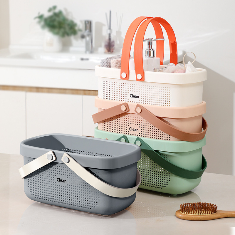 Directly from the Manufacturer: Toiletries Storage Basket, Portable Plastic Bath Basket, Bathroom Portable Shower Basket Wholesale and Dropshipping