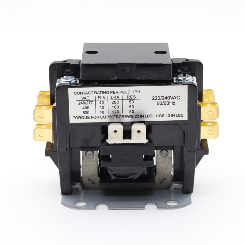 厂家出售交流接触器1.5P40A空调交流接触器继电器接触器