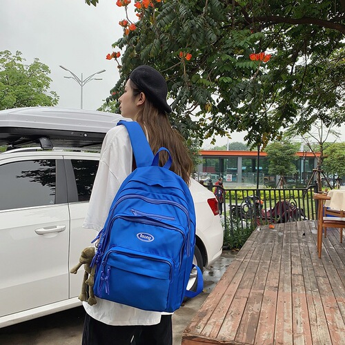 Women's New Large Capacity Student Backpack Korean Style Casual High School College Dual Shoulder Backpack Wholesale