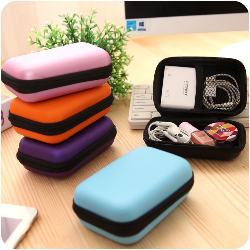 Earphone Storage Bag, Data Cable Storage Box, Charger Case, Mini Portable Pouch, Digital Organizer and Protective Cover