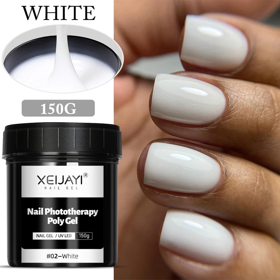 150g de gran capacidad de extensión de fototerapia pegamento de extensión del dolor pegamento UV sólido soporte de papel libre extensión rápida pegamento de cristal