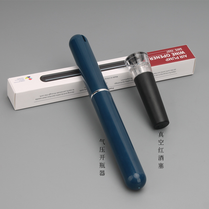 Blue bottle opener, vacuum bottle stopper