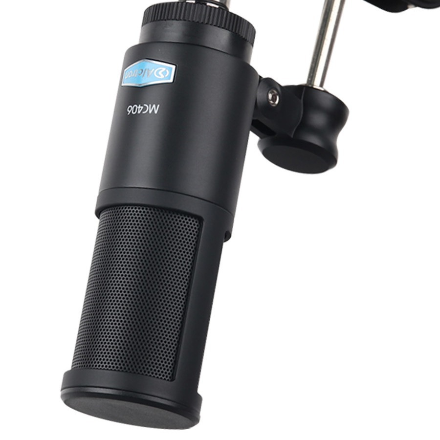 Alctron/Aikechuang MC406 Capacitor Recording Microphone Computer Mobile Phone Online Class Live Voice Microphone