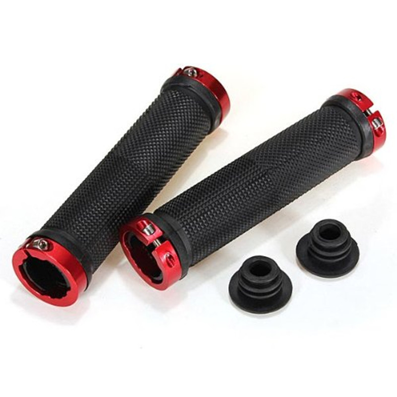 New Mountain Bike Handlebar Cover, Bicycle Handlebar Cover, Aluminum Alloy Double Locking Handlebar Cover, Super Comfortable D Style Accessories