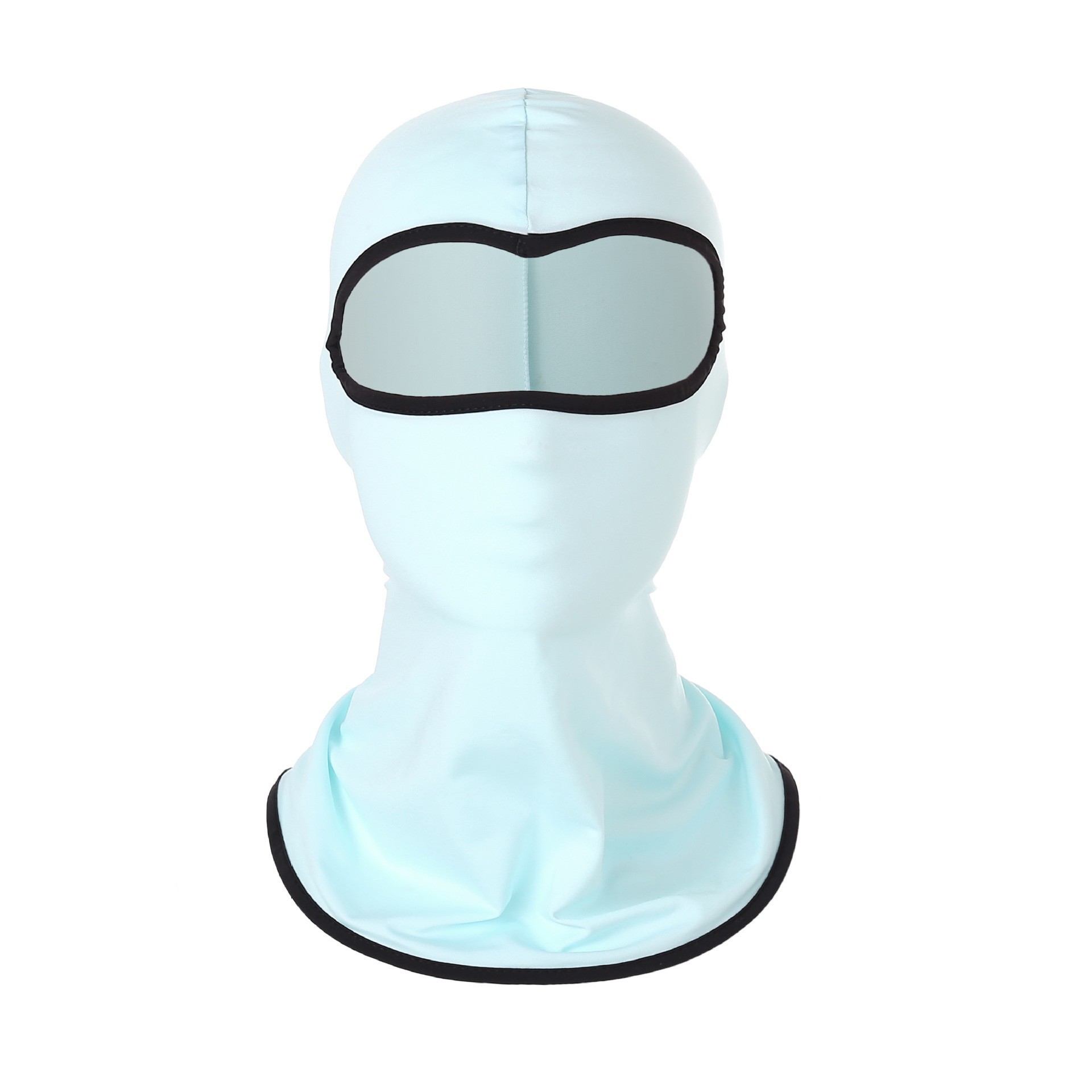 Pescado de verano cara completa máscara de protección solar protección para el cuello casco de conducción de motocicleta todo en uno gorro fino de seda de hielo transpirable