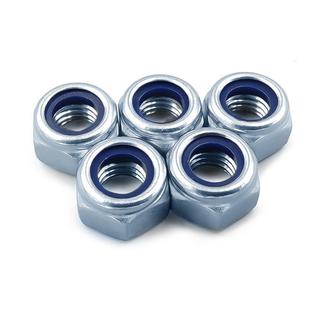 8-level 10-level high-strength galvanized nylon anti-loose nut locking non-slip self-locking nut 4M5M6M8 fine teeth