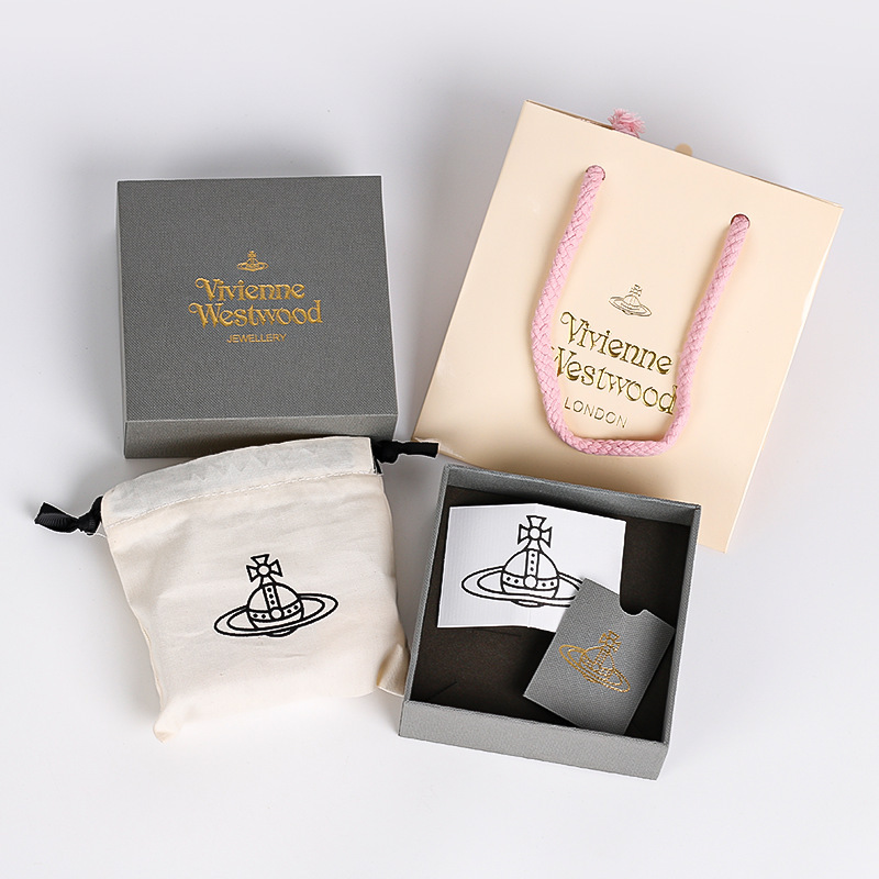 Star necklace box with standard Xijia pearl chain universal jewelry packaging box manufacturers wholesale