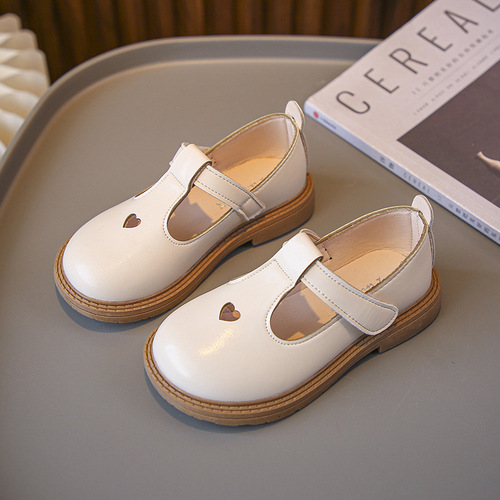 Boys leather shoes 2024 spring and autumn new style girls princess shoes soft sole children's shoes summer casual baby shoes