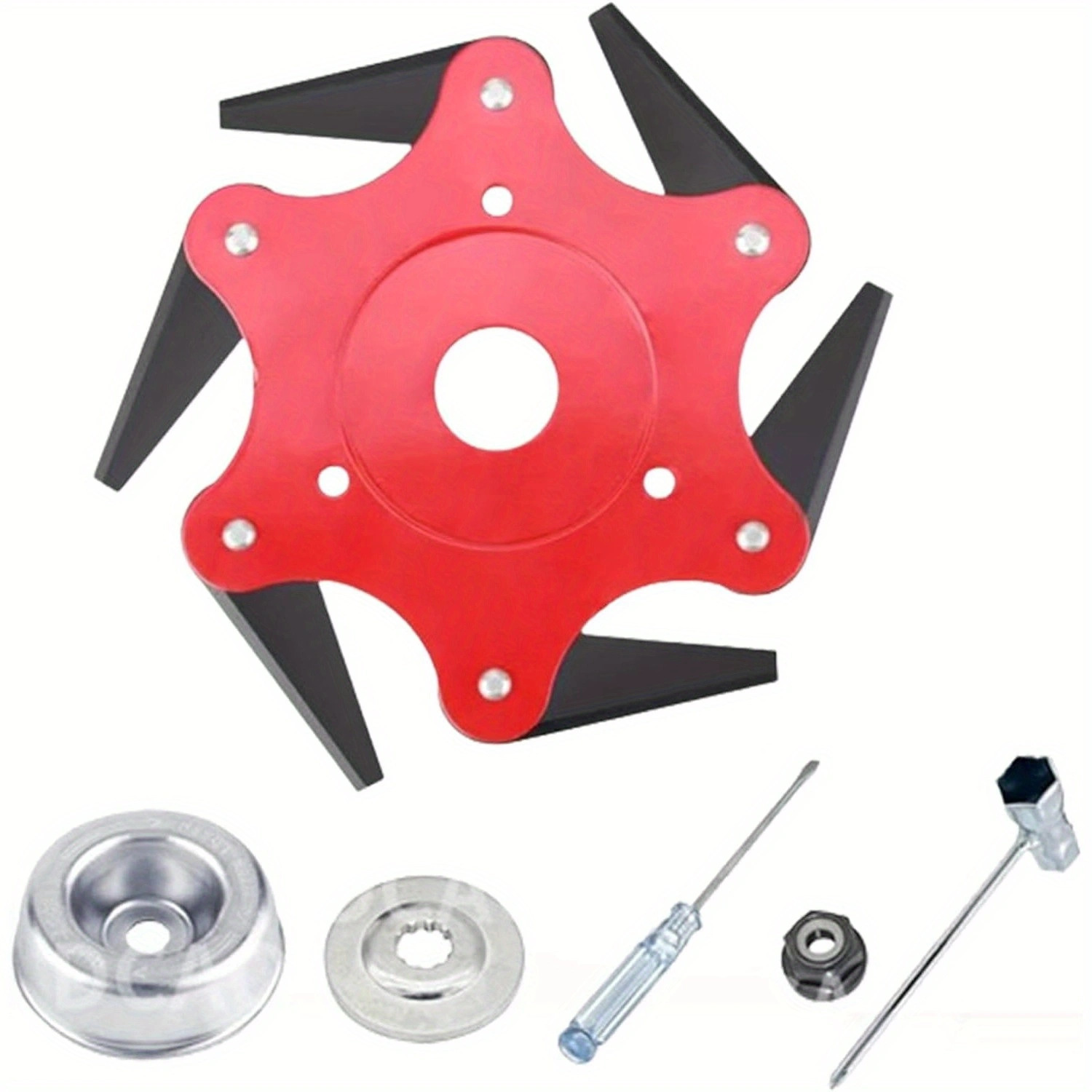 Venta directa de fábrica Placa de cadena cabeza de hierba 20 dientes cuchillo placa Cadena de 9 pulgadas hoja dentada cabeza de hierba accesorios cortacésped