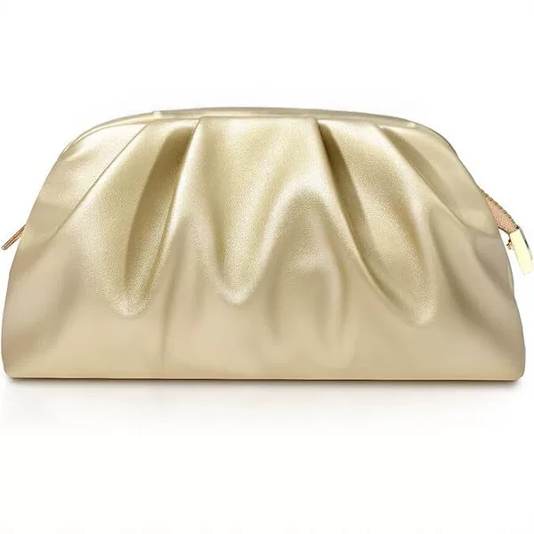 Fashionable European and American Style Velvet Pleated Evening Bag Clutch Bag New Chain Crossbody Bag Women's Bag