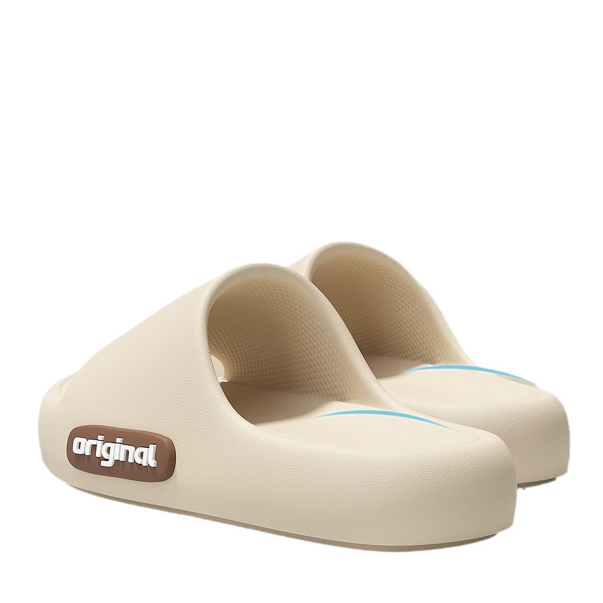 Platform slippers, non-slip EVA, soft cushioned sole, 2–3 cm platform