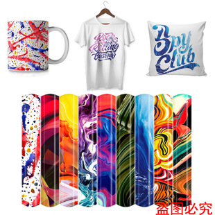 Detu dimensional ink lettering film factory direct supply Transfer Sheets Amazon sublimation Transfer film