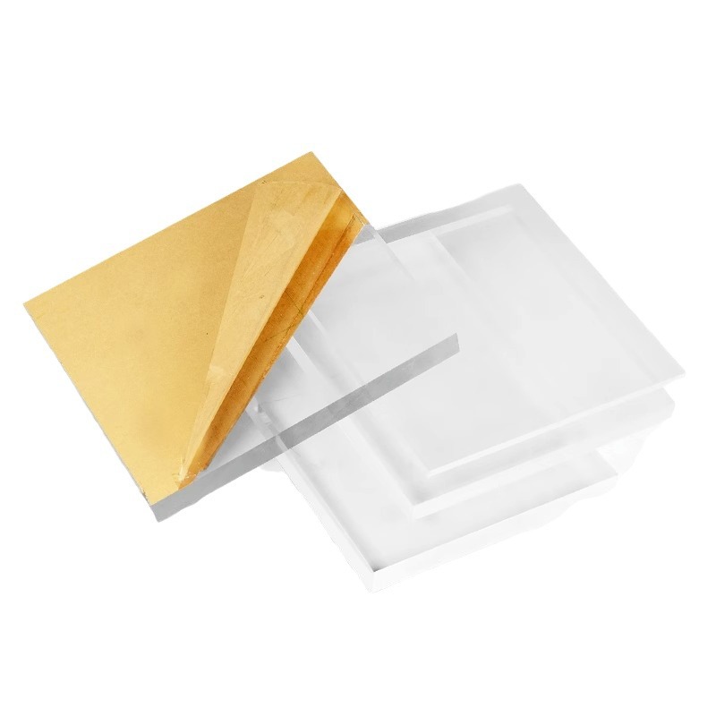 亚克力板高透明有机玻璃加工塑料diy手工材料1-2-3-5mm展示盒打印