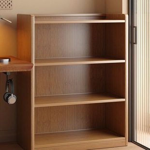 Bookshelf Floor-Standing Storage Rack Integrated Wall-Mounted Narrow Cabinet Simple Storage Cabinet Home Living Room Bookcase Storage Display Cabinet