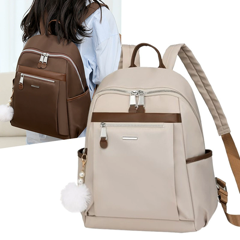 Backpack Waterproof Student Travel Bag, Lightweight Elementary School Backpack with Pendant