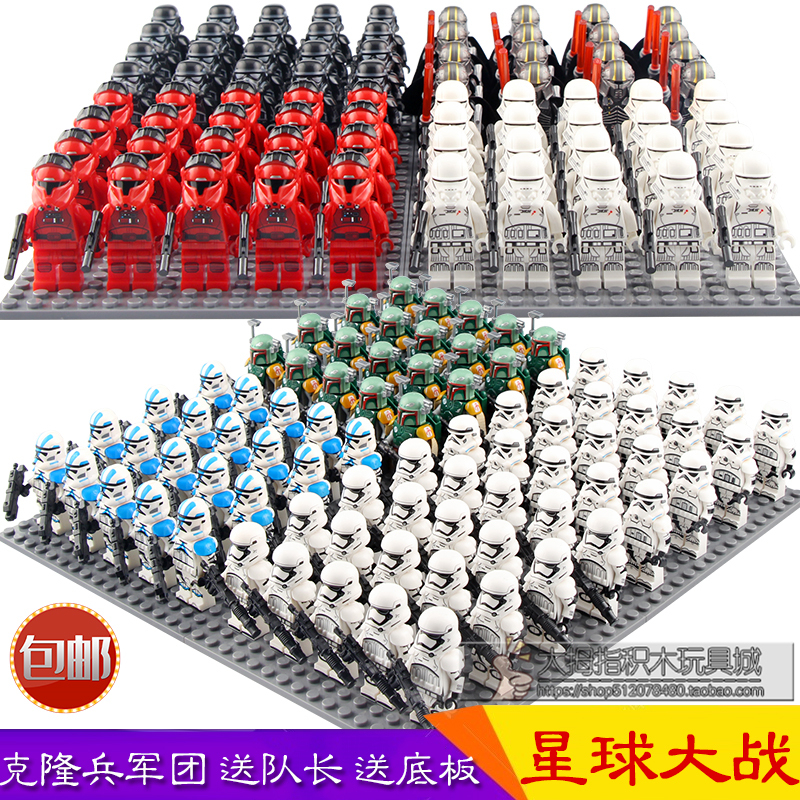 Star Wars Robots Are Compatible with Domestic Minifigures, Military Clone Troopers, Small Figures, Legion Models, and Building Block Toys