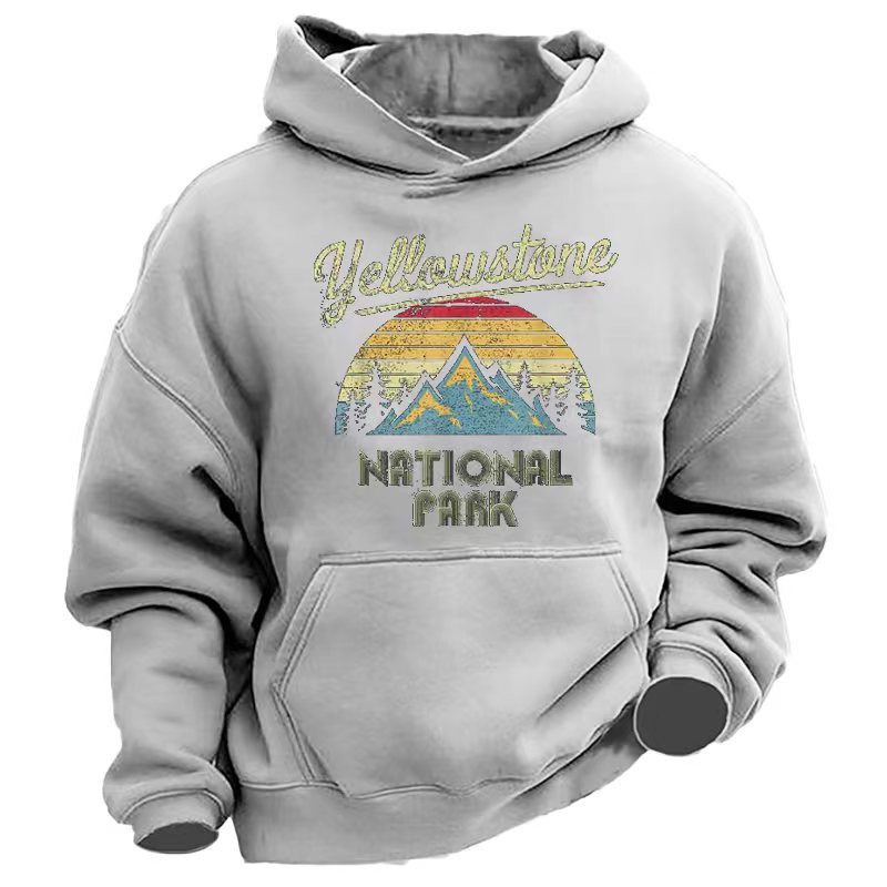 Impresión de moda europea y americana otoño calle guerrero ropa y sombreros con sudaderas transfronterizas