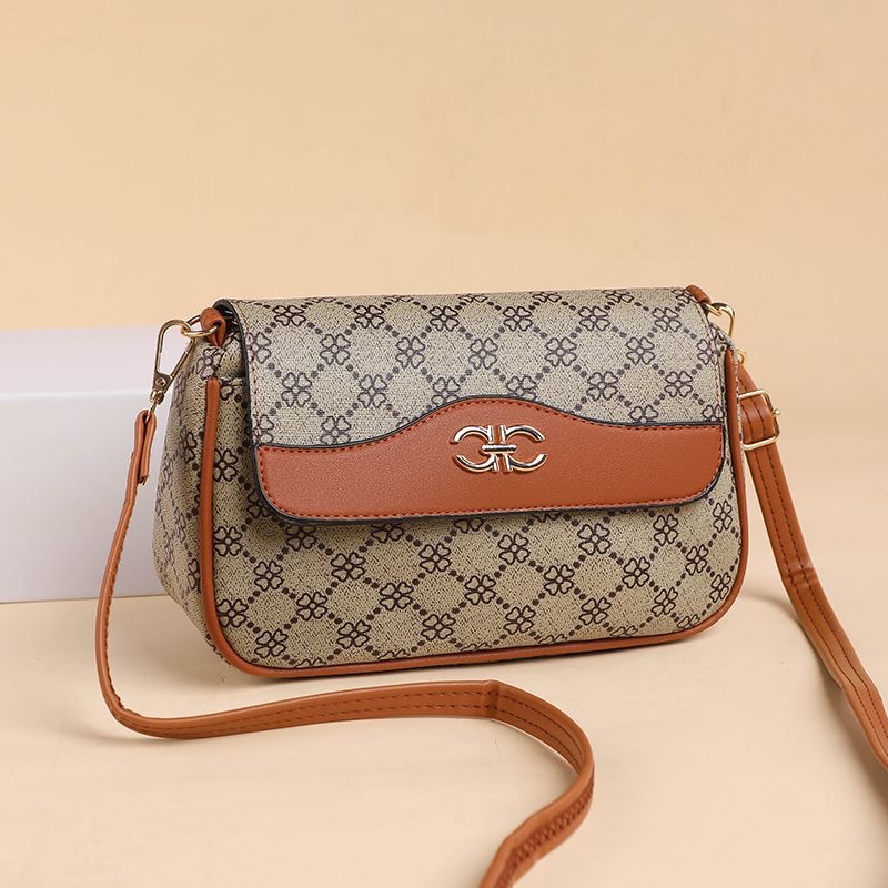 Guangzhou 2024 Nieuwe modetrend: Cross-Border dames crossbodytas van zacht leer met klep, portemonnee voor mobiele telefoon en muntjes._voghion.com