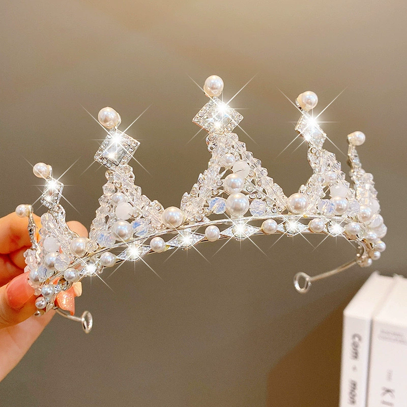 tiara crown accessory for bride — elegant princess headpiece, wedding & birthday gift, 0.03 kg