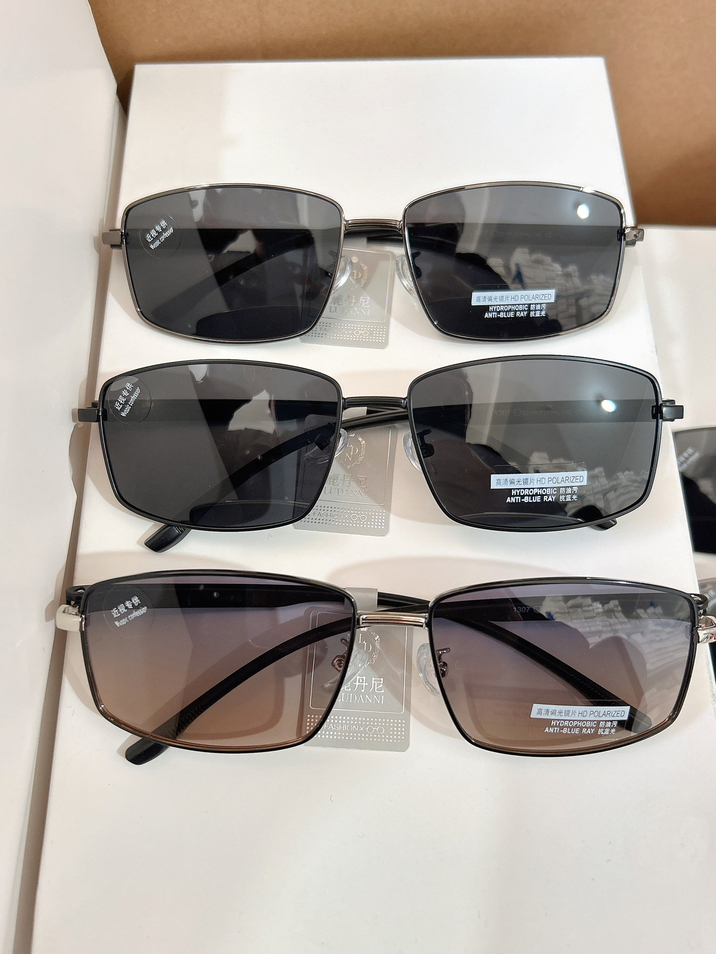 Polarisierte Herrensonnenbrillen mit Myopielinsen, Fahrsonnenbrillen, Outdoor-Angelbrille, neue Sonnenbrillen zum Großhandelspreis mit anpassbaren Optionen