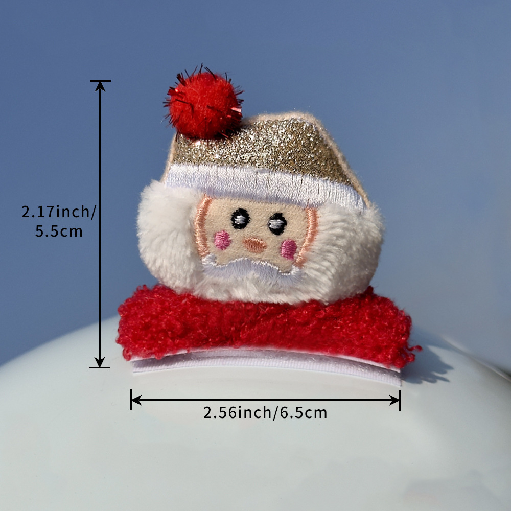Helmet Decoration Santa Claus Ears Electric Motorcycle Ski Plush Accessories