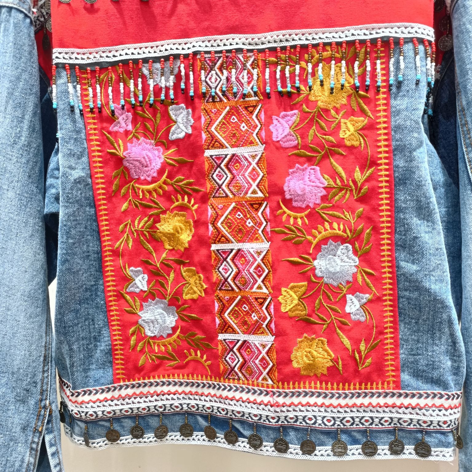 denim jacket details