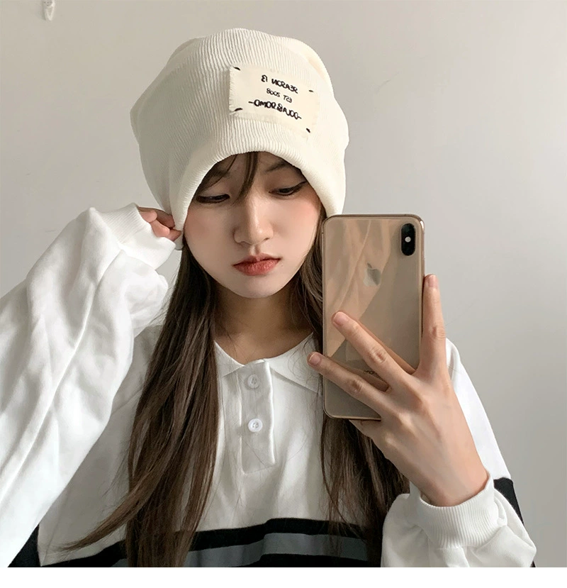 black skullies Fall Spring Thin Hats for Women Men Casual Stacking Knitted Bonnet Caps Solid Hip Hop Skullcap Unisex Beanies Korean Pile Turban skully winter hats