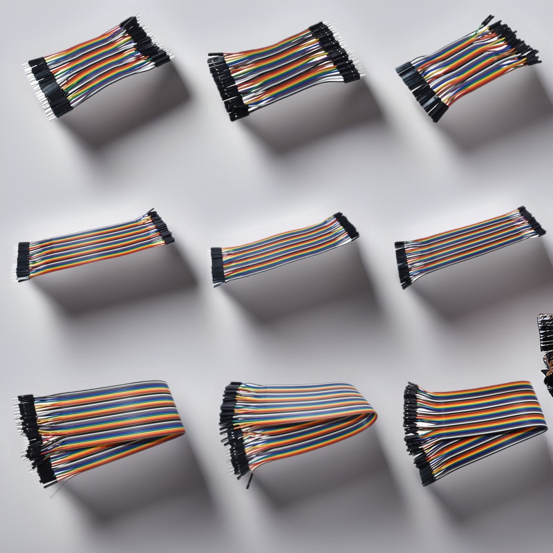 Experimental Dupont Cable Female to Female Male to Female Male to Male 40P Colorful Cable 2.54 Connecting Cable 10/20/30cm