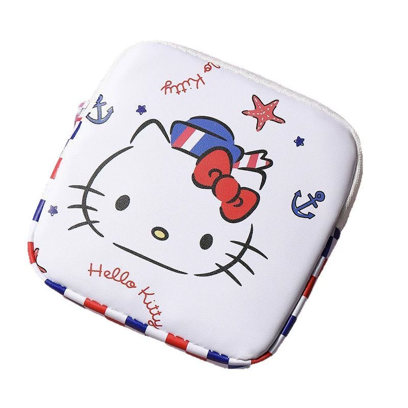 Hello Kitty, мультяшные гигиенические прокладки, влажные салфетки, ORGANIZER сумка, маленькая милая сумка