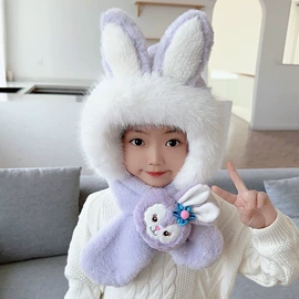 儿童帽;儿童围巾;2件套