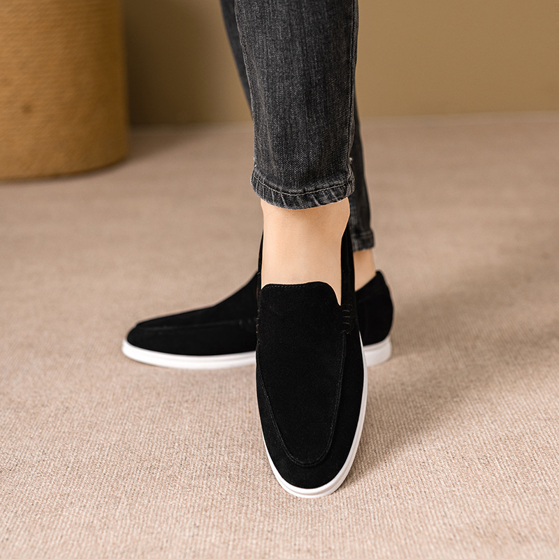 Men's Beckham Summer Loafers Casual Flat Shoes Slip-On Driving Shoes Cross-Border Large Size