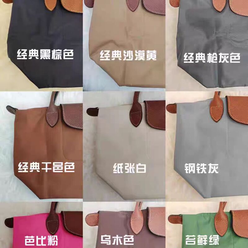 [Top Version] French Dragon Embellished Nylon Tote Bag Shoulder Bag 70Th Anniversary Dumpling Bag Mommy Computer Bag