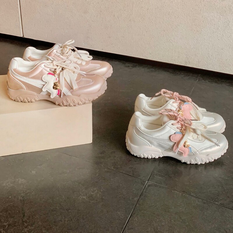 In-Stock Version~ Versatile Thick-Soled German Training Casual Shoes for Women, New Summer Model with Hidden Height Increase, Sports Shoes with Pony Pendant, Gump Shoes In-Stock Version~ Versatile Thick-Soled German Training Casual Shoes for Women, New Summer Model with Hidden Height Increase, Sports Shoes with Pony Pendant, Gump Shoes