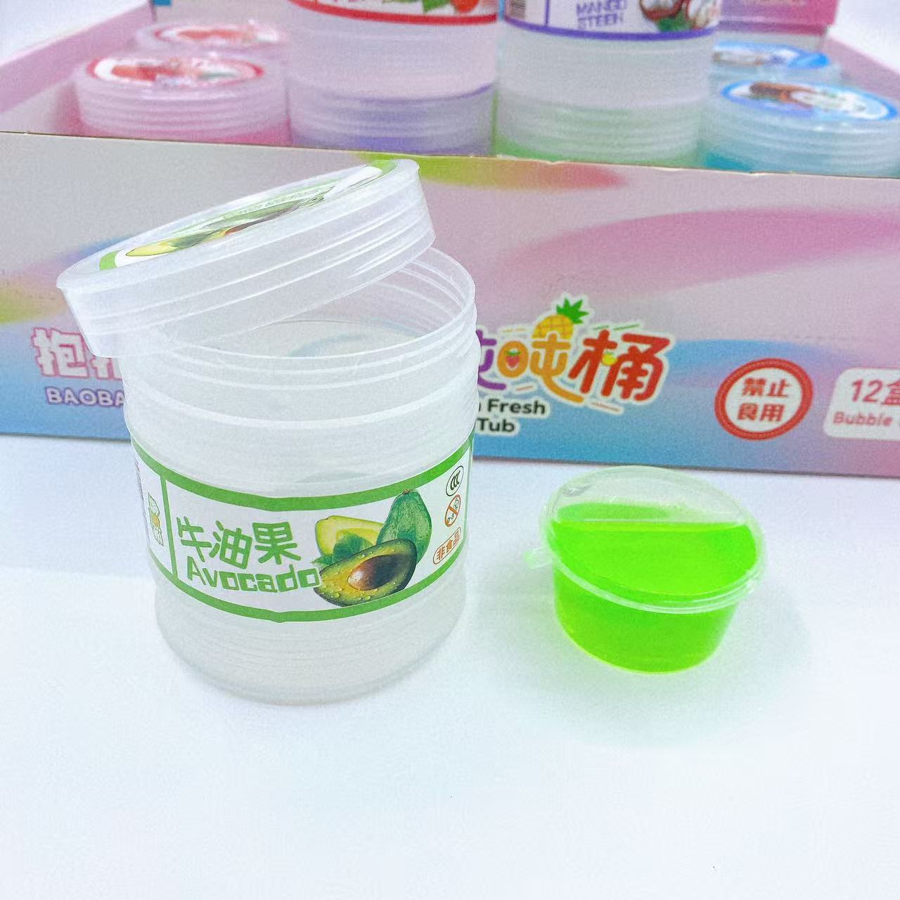 Juguetes para niños nuevos abrazos de leche doble hecho a mano de barro de cristal colorido botella de barril creativo interesante