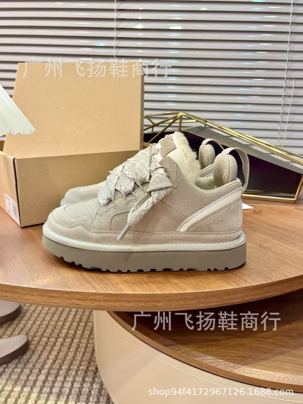 2025新款U家梅尔系列雪地靴女厚底皮毛一体秋冬保暖加绒休闲板鞋|undefined