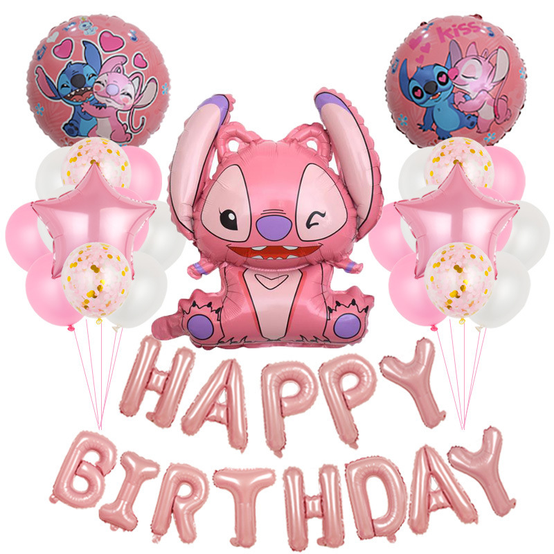 Dibujos animados de dibujos animados estrella de dibujos animados bebé puntada globo traje de juguete para niños decoración de fiesta de cumpleaños globo