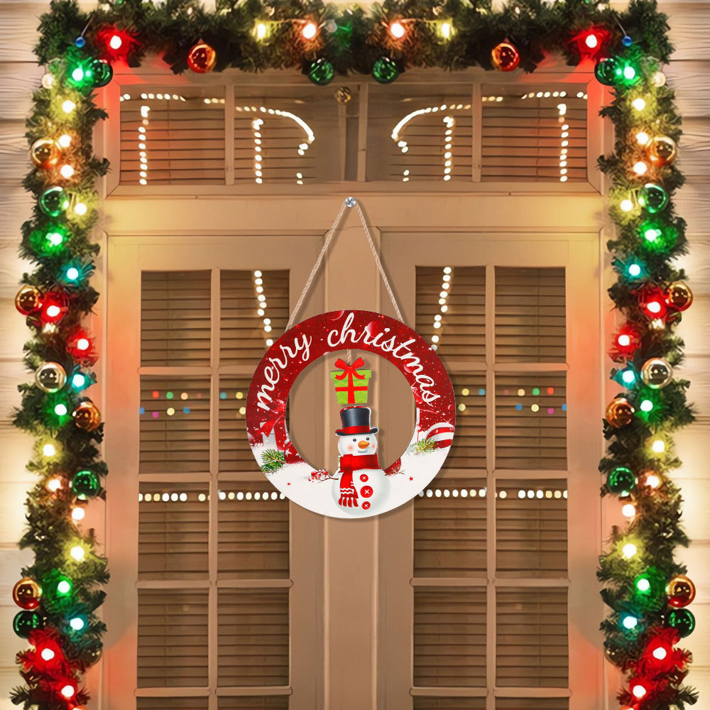 Neuer Anhänger für Partydekoration, Atmosphärenanordnung, Holztürbehang, Cartoon-Hängedekoration_voghion.com