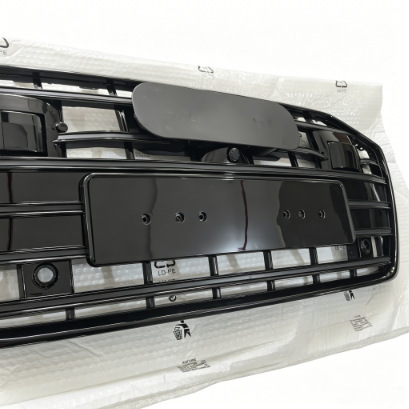 Applicable to 2019-2023 Audi A6 C8 modified S6 front bumper center grid ACC C8PA grille ventilation cover