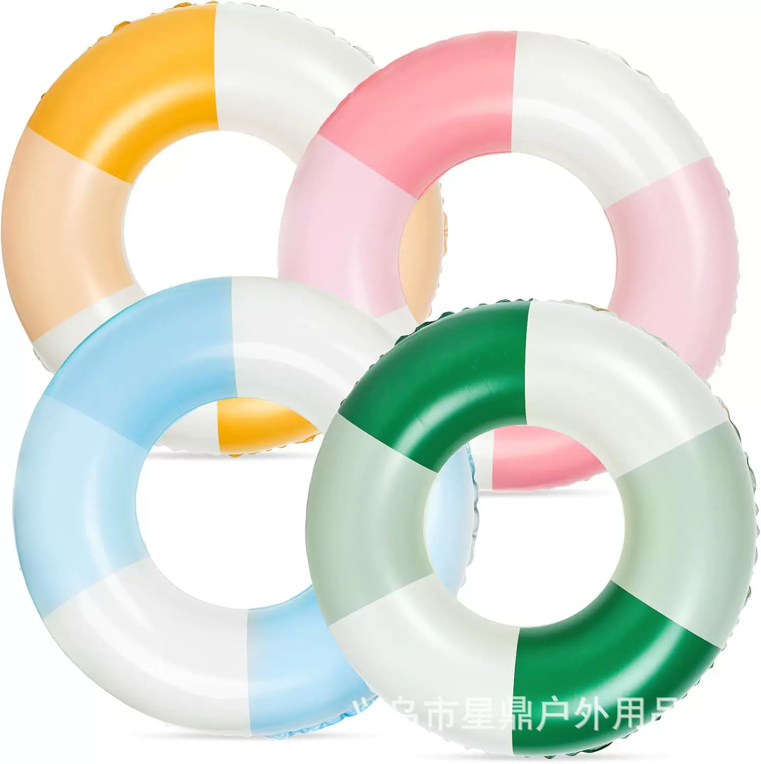 儿童泳圈成人男女游泳圈充气加厚救生圈初学者手臂圈腋下浮圈
