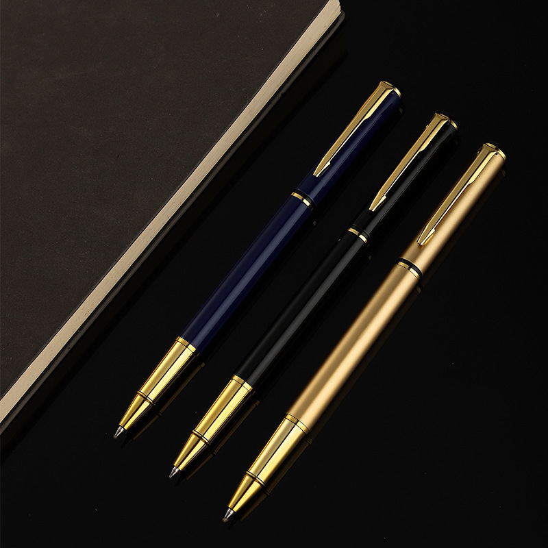 卸売金属弾丸ボールペンビジネスシンプルな宝珠ペンサインペンギフト学生金属サインペン|undefined