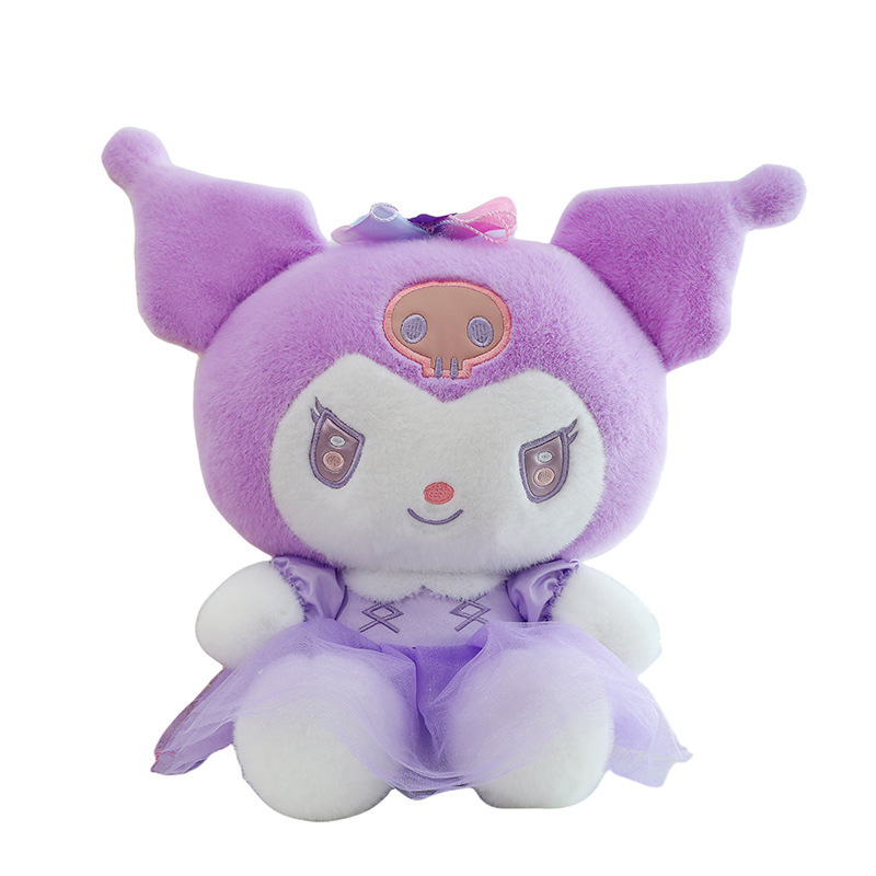 新しい紫色のドレスの新星クロミハローキティ人形メロディーぬいぐるみ子供の枕ギフト卸売|undefined