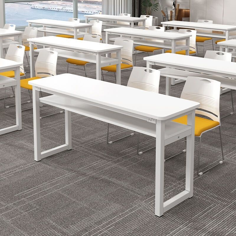 Training Table, Educational Institution Tutoring Class Student Desk, Simple and Minimalist Long Double-Seater Conference Table, Long Table